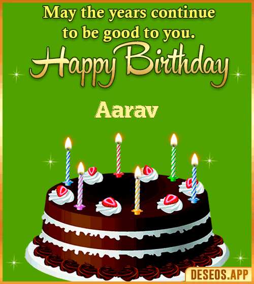Birthday Cake With Candles Gif Aarav