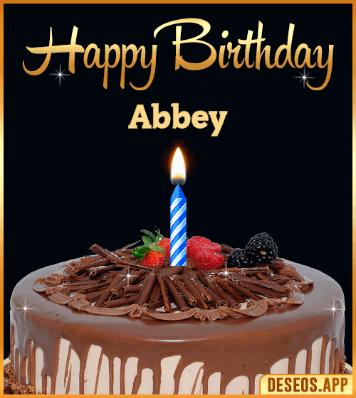 Birthday Cake Gif Abbey