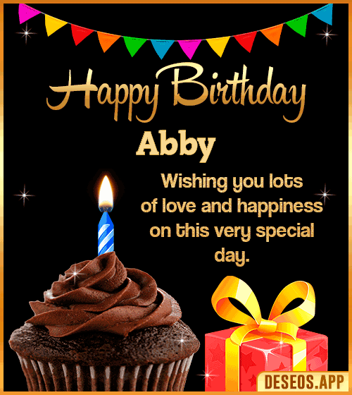 Cake Happy Birthday Gif Abby