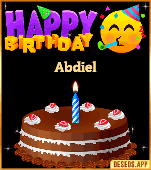 Happy Birthday Emoji Gif Abdiel