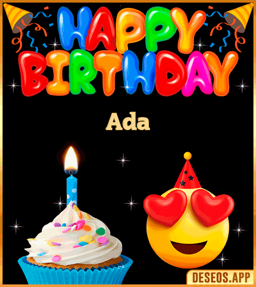 Cute Happy Birthday Gif Ada