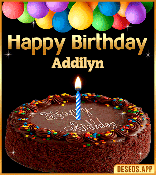 Gif Happy Birthday Cake Addilyn