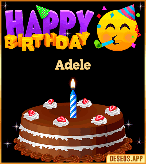 Happy Birthday Emoji Gif Adele