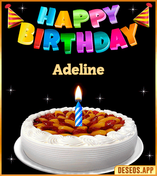 Happy Birthday Wishes Gif Adeline