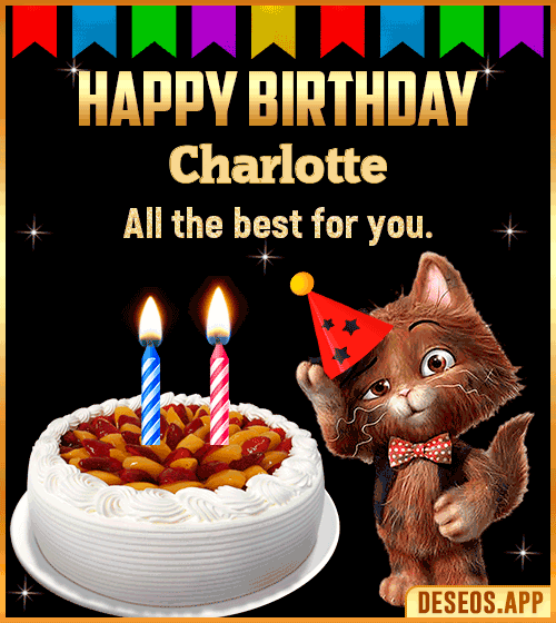 Funny Birthday Cake Gif Charlotte