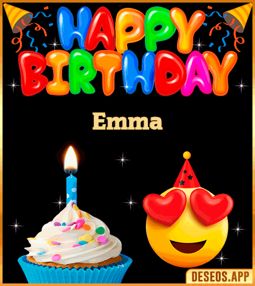 Cute Happy Birthday Gif Emma