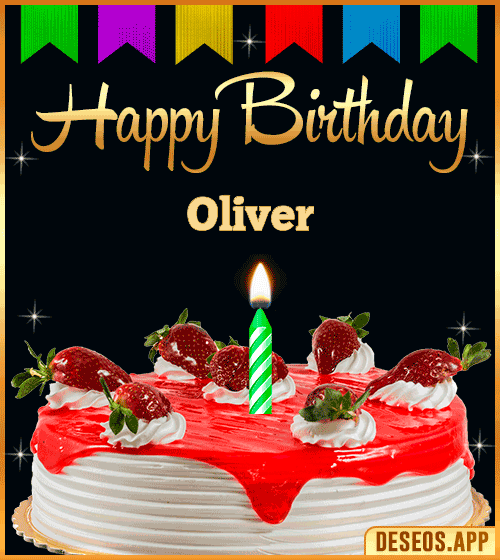 Happy Bday Cake Gif Oliver