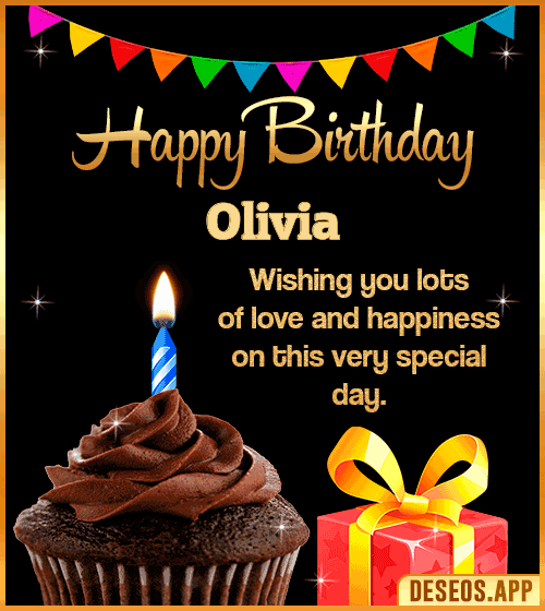 Cake Happy Birthday Gif Olivia