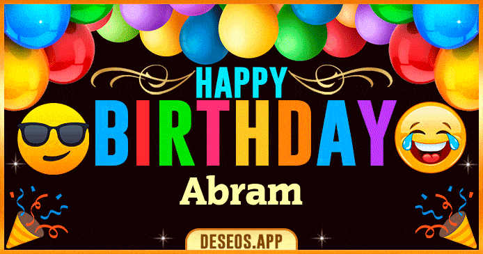 Happy Birthday Abram GIF