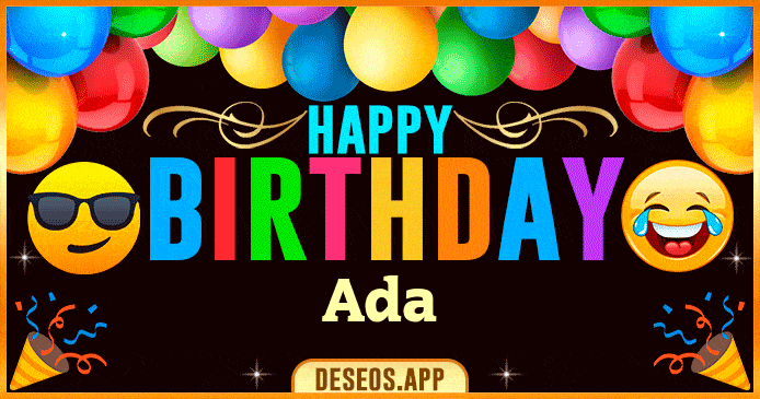 Happy Birthday Ada GIF