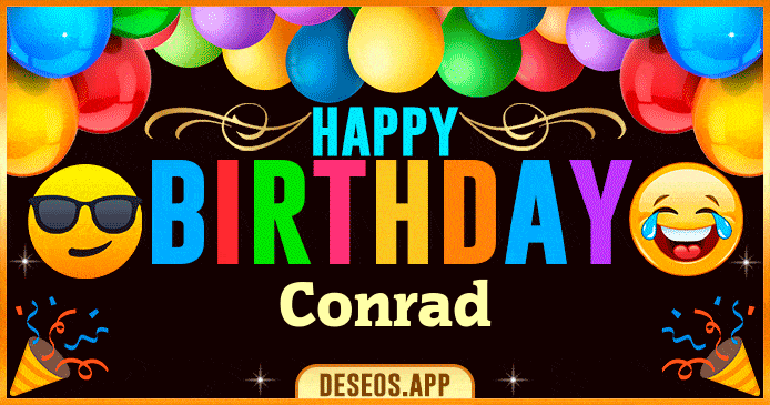 Happy Birthday Conrad GIF