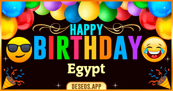 Happy Birthday Egypt GIF