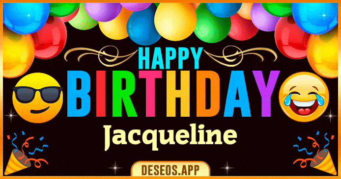 Happy Birthday Jacqueline GIF