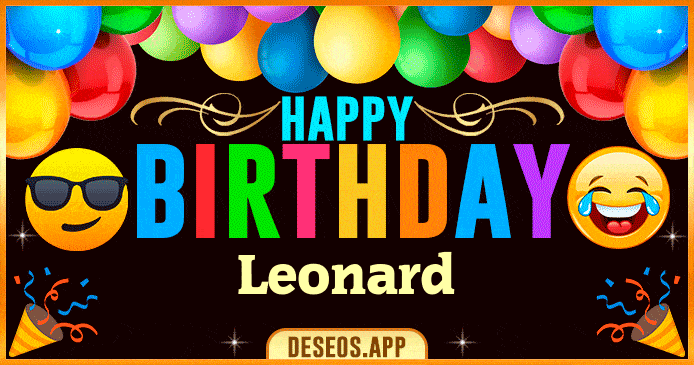 Happy Birthday Leonard GIF