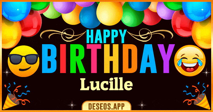 Happy Birthday Lucille GIF