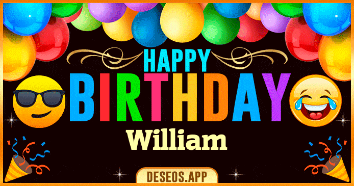 Happy Birthday William GIF
