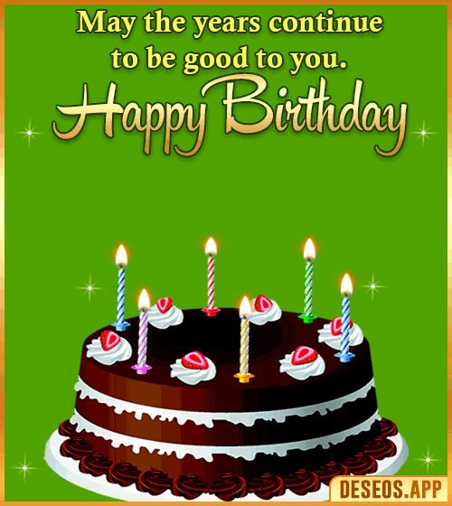 Birthday Cake With Candles Gif