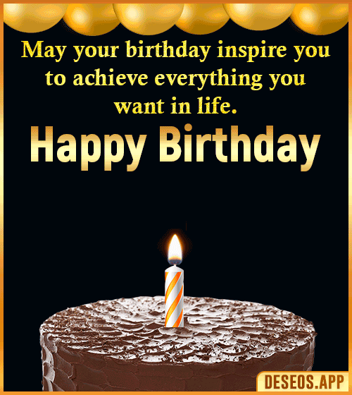 Gif of Birthday Cake