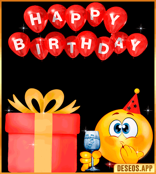 Happy Birthday gif for WhatsApp